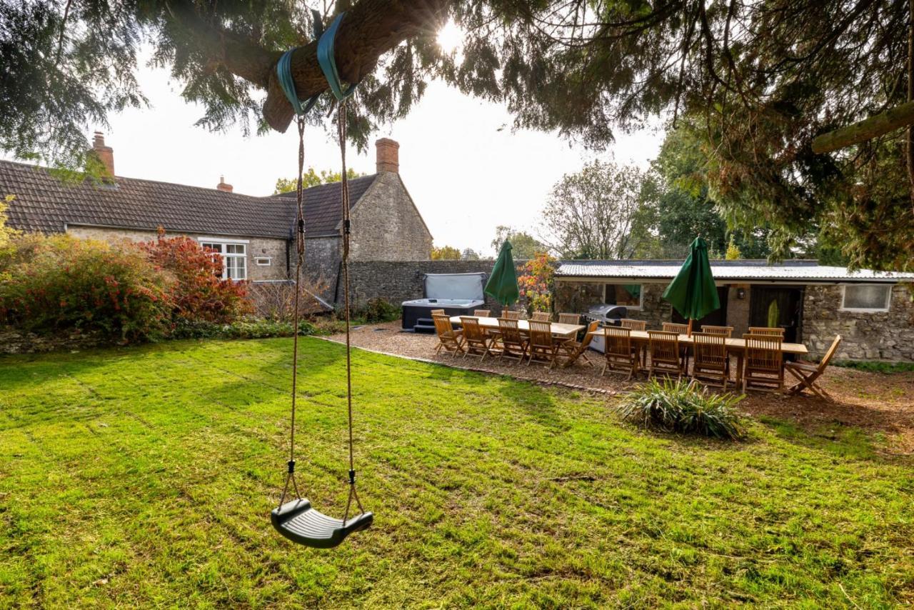 Topside House - Beautiful 7 Bedroom House With Hottub Wifi And Parking Near Bath Wells Frome Oakhill Exteriér fotografie